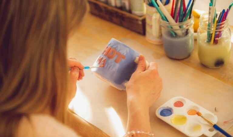 preparing ceramic before baking