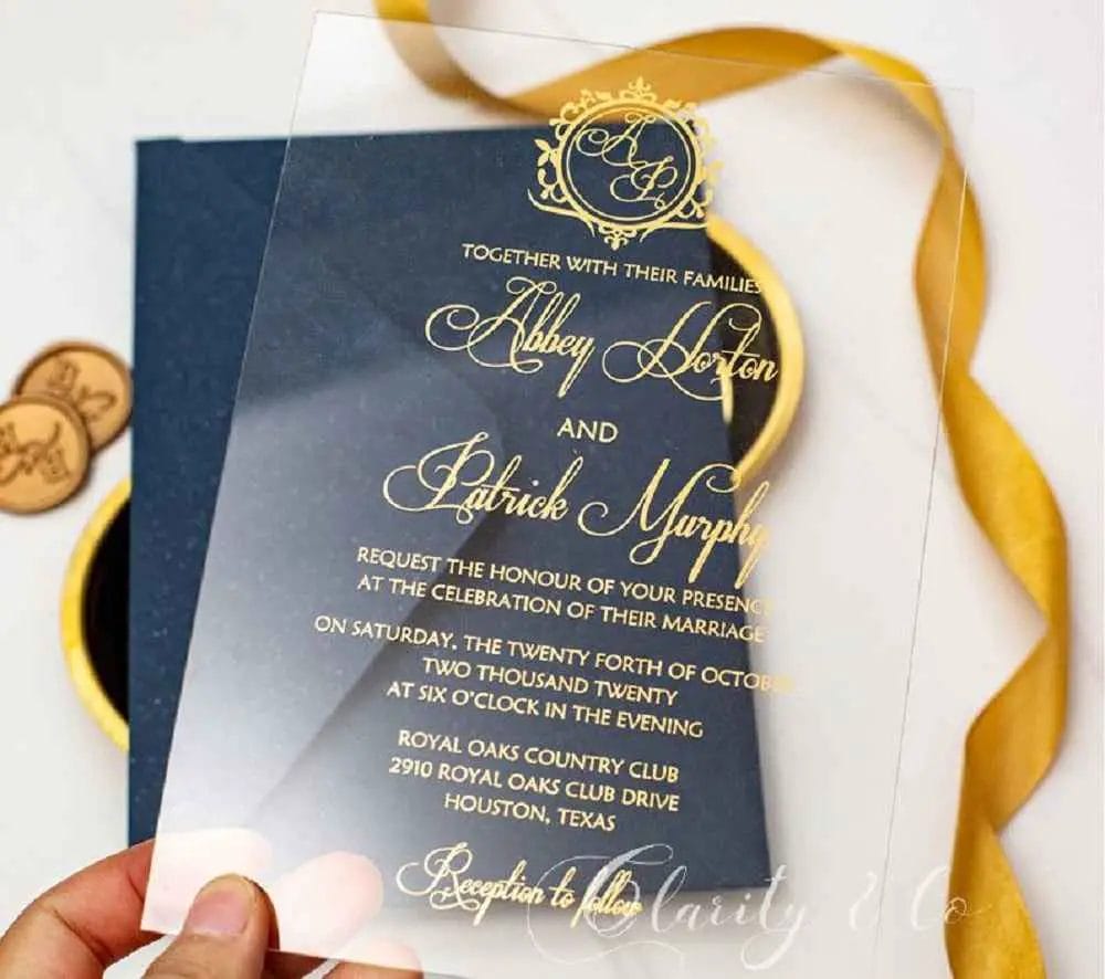 How To Make Acrylic Invitations With Cricut?