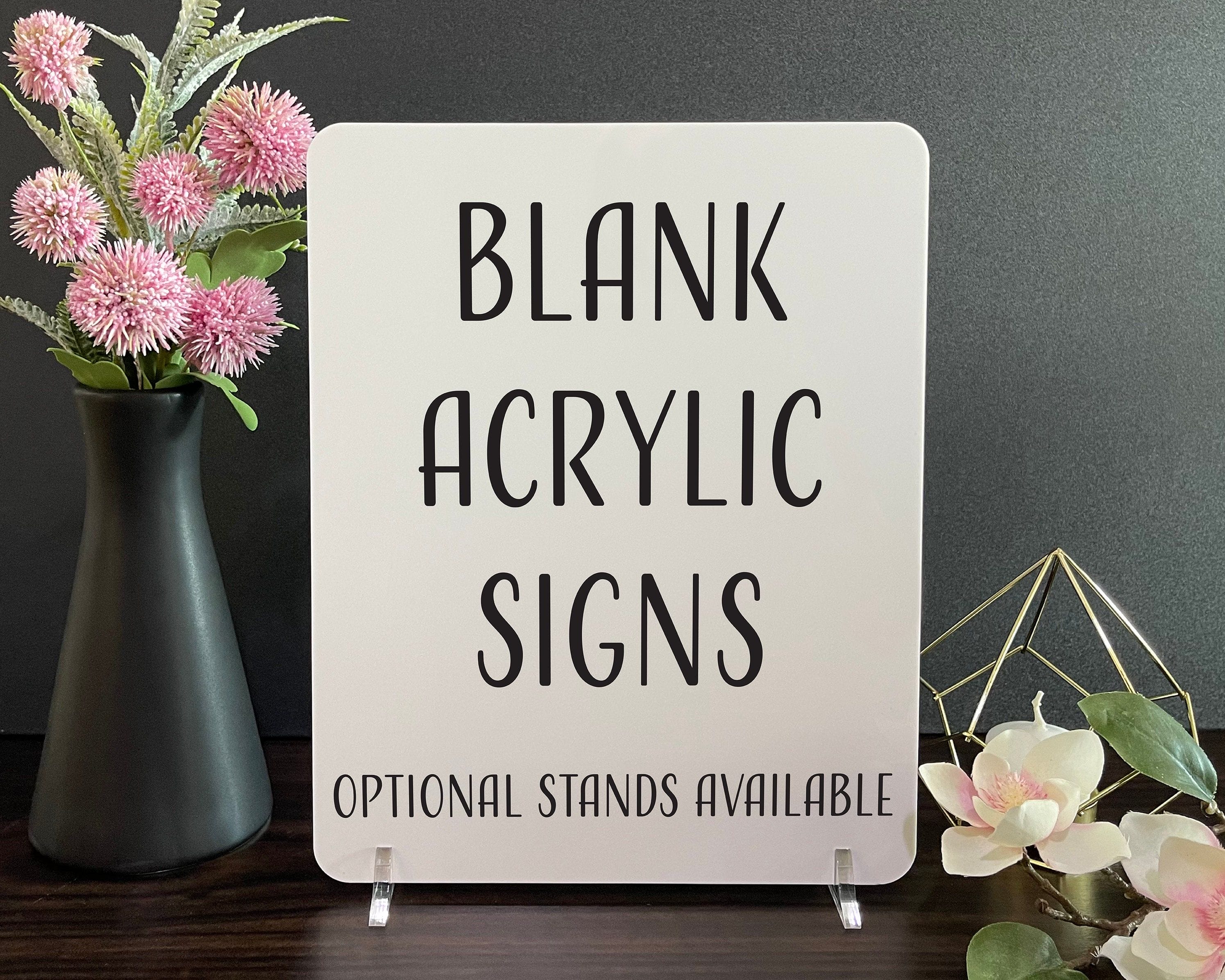 Where To Buy Blank Acrylic Signs? CraftersMag