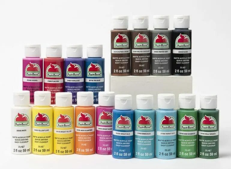 Is Apple Barrel Acrylic Paint Good? CraftersMag