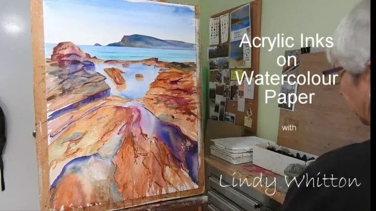can i use watercolor paper for acrylic paint

