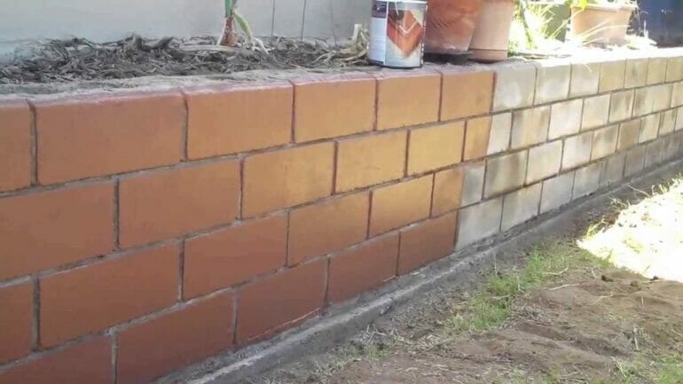 can you paint retaining wall blocks
