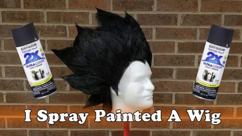can you spray paint a wig
