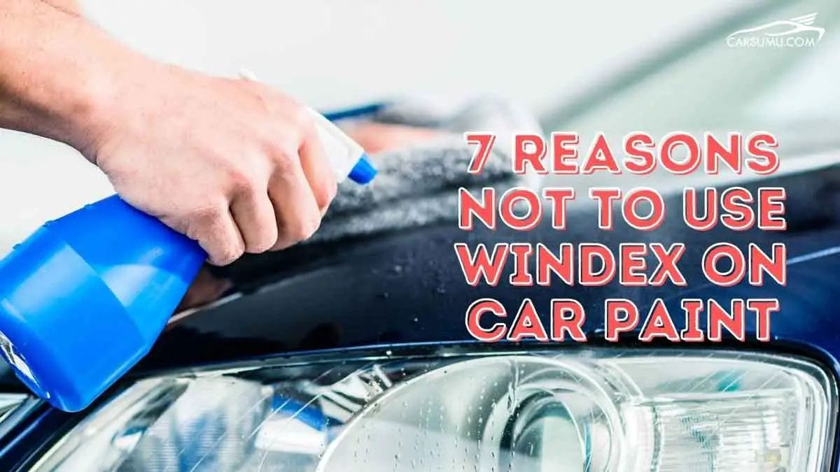 Can You Use Windex On Car Paint? CraftersMag