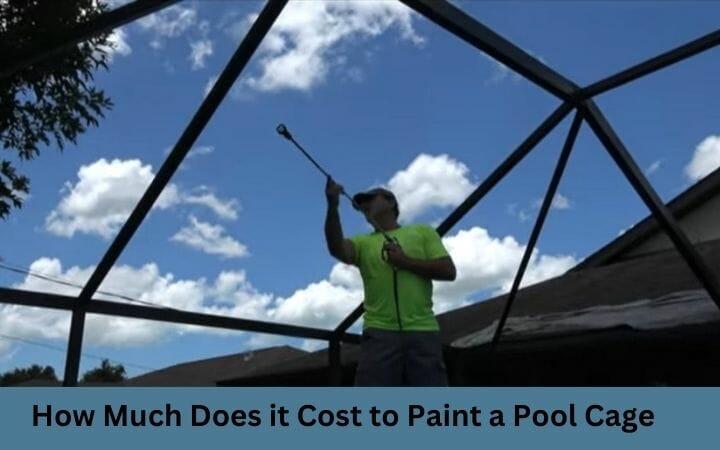 how much does it cost to paint a pool cage
