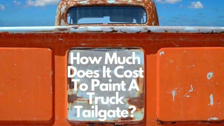 how much to paint a tailgate
