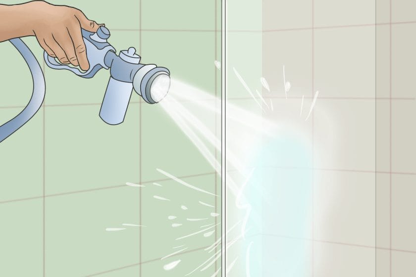 how to clean acrylic shower
