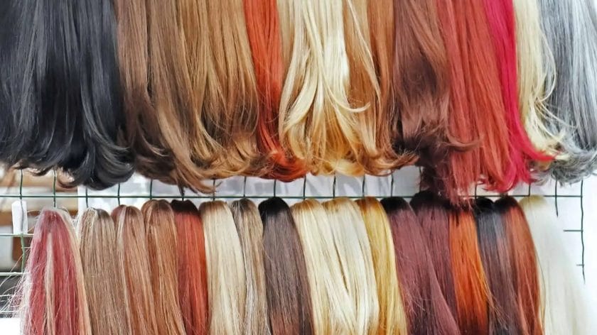 how to dye a synthetic wig with acrylic paint