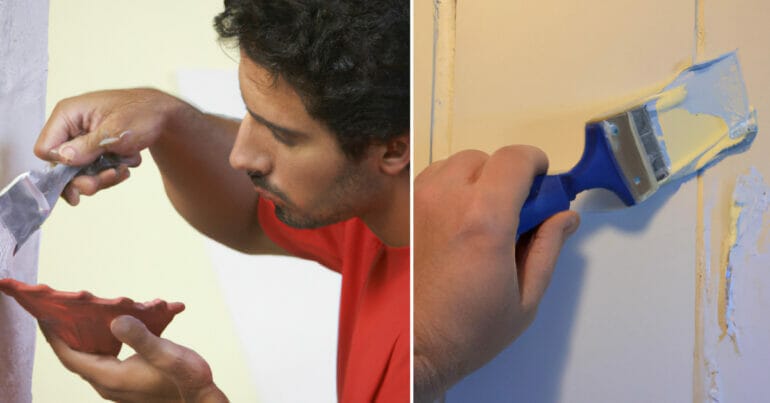 how to fix chunky paint