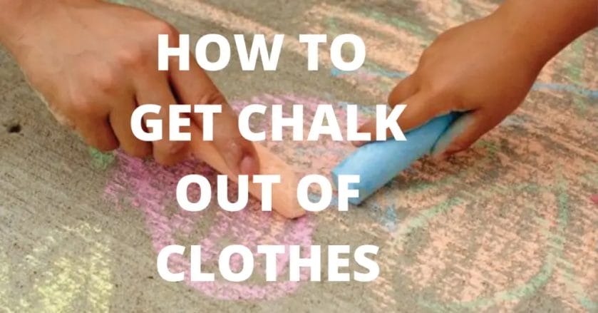 how to get chalk paint out of clothes
