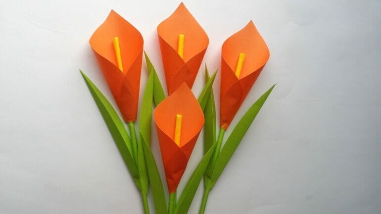 how to make 3d flowers with acrylic paint
