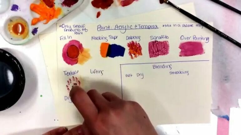 how to make tempera paint into acrylic
