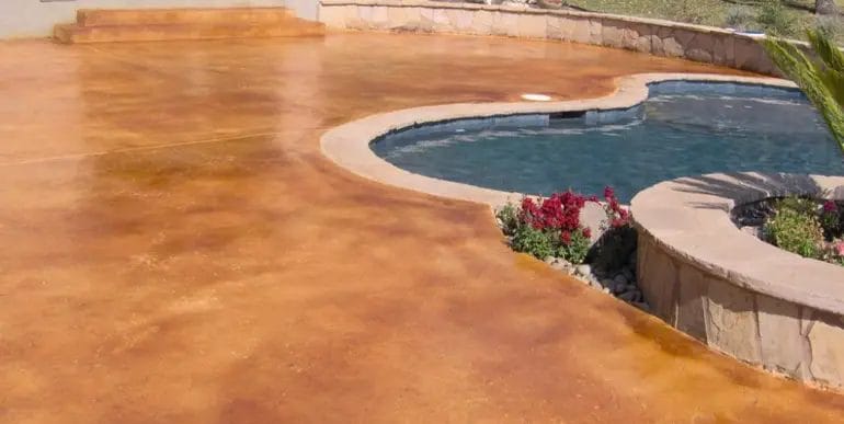 how to paint a pool with acrylic paint
