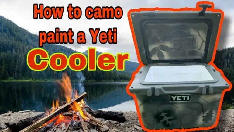 how to paint a yeti cooler
