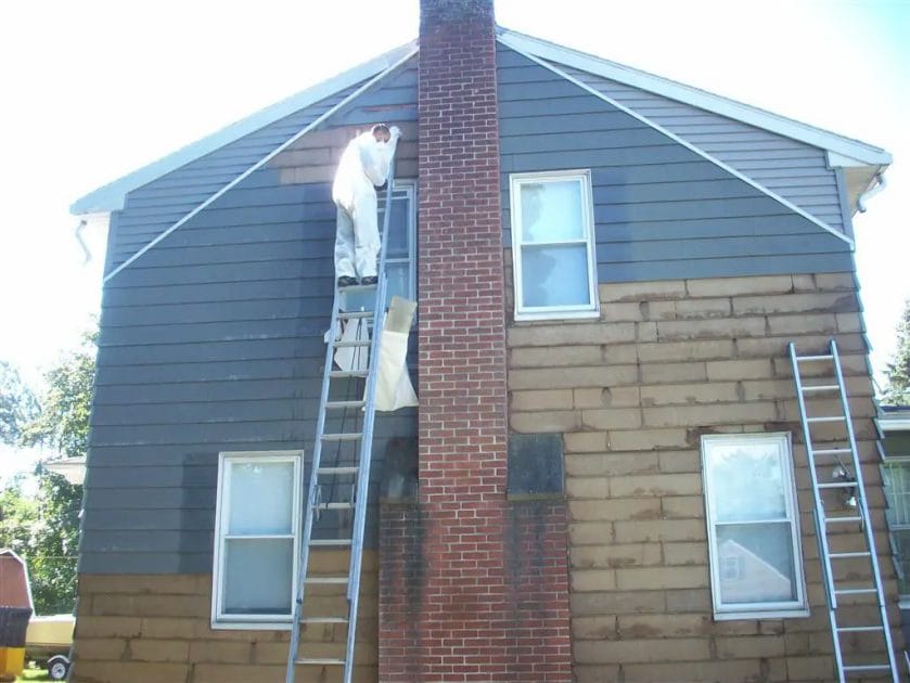 how to paint asbestos siding
