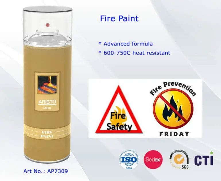 is acrylic paint heat resistant
