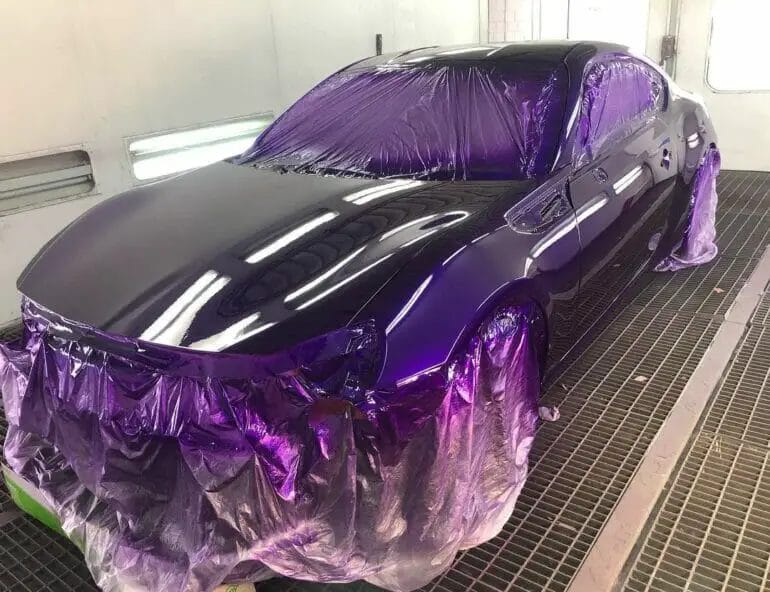 is purple power safe on car paint

