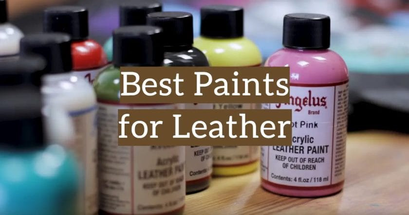 will acrylic paint stick to leather
