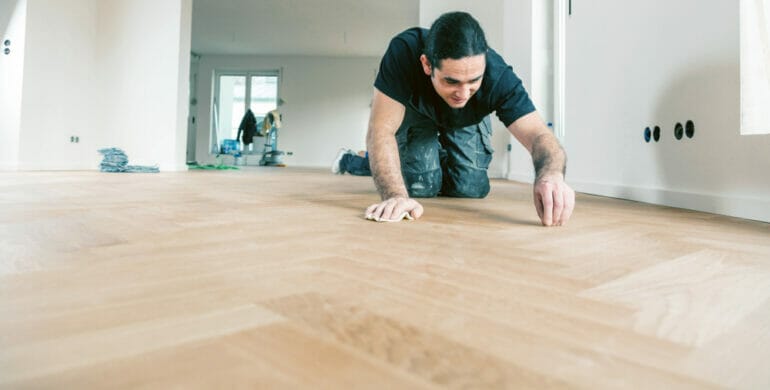 how to get acrylic paint off laminate floor
