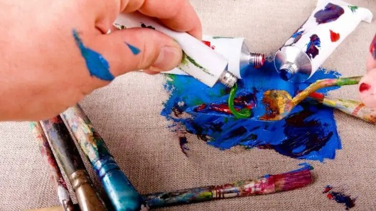 how to make acrylic paint matte with baking soda
