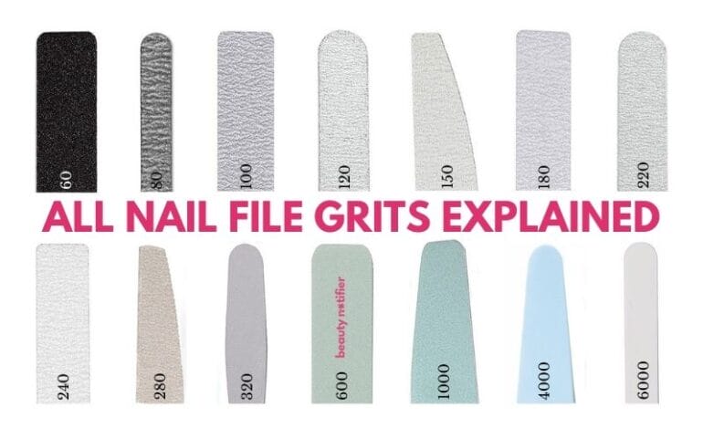 what grit nail file for acrylics
